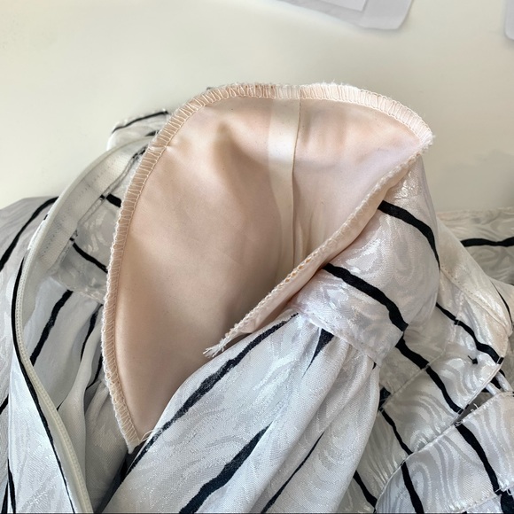 Vintage BROWNSTONE STUDIO Lightweight Striped Long Sleeve Dress—SZ. 4 - Picture 12 of 13